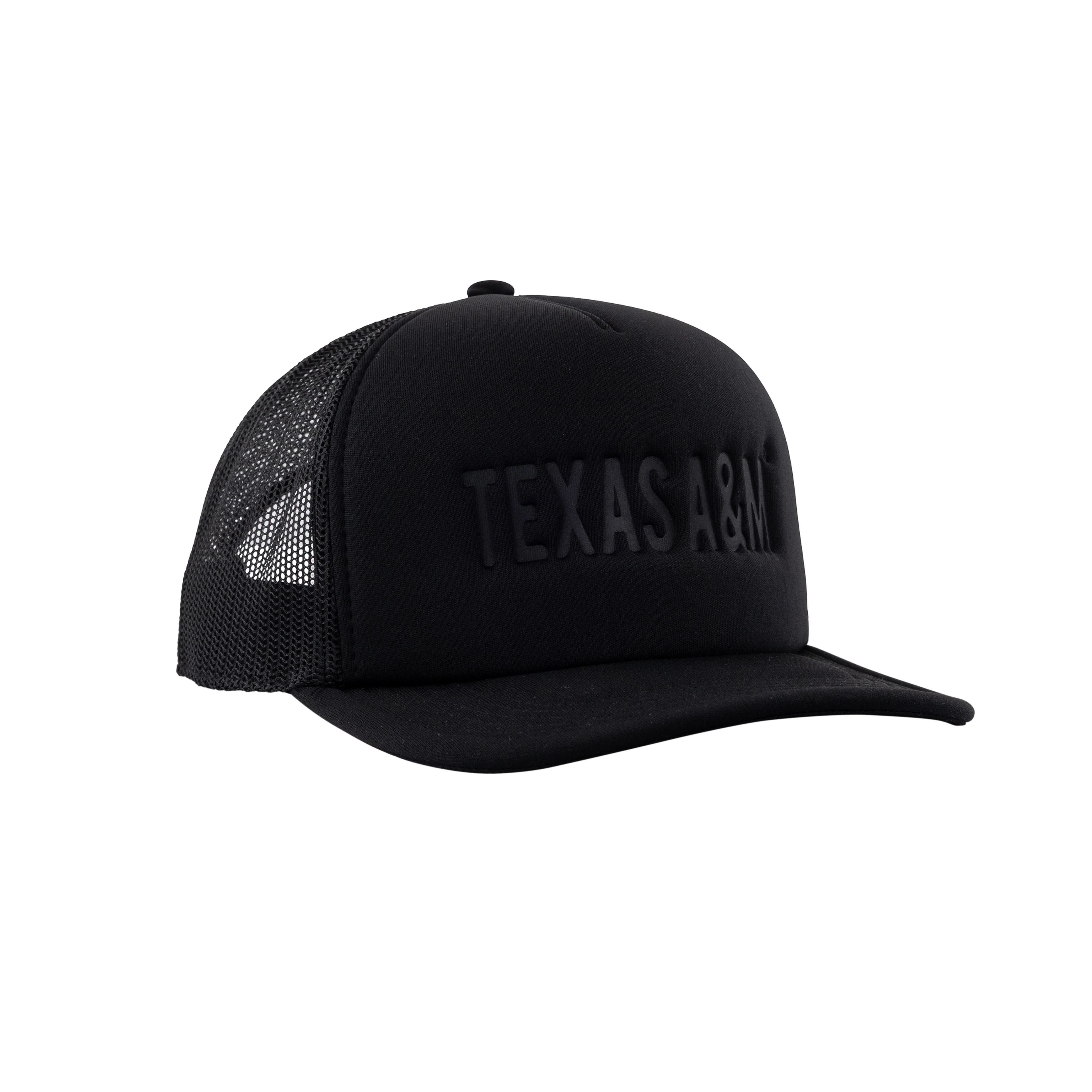 Texas A&M Embossed Black on Black Hat - Image 31