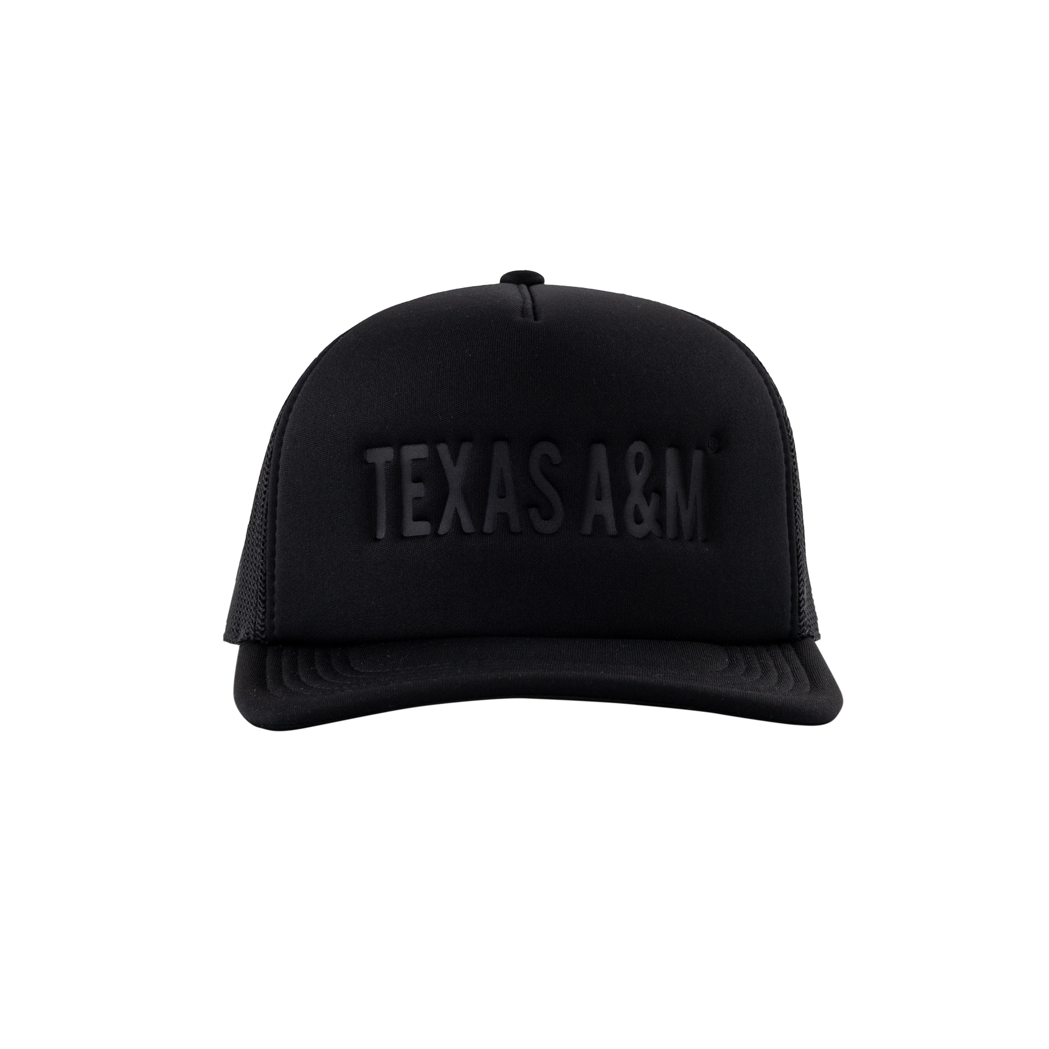 Texas A&M Embossed Black on Black Hat - Image 34
