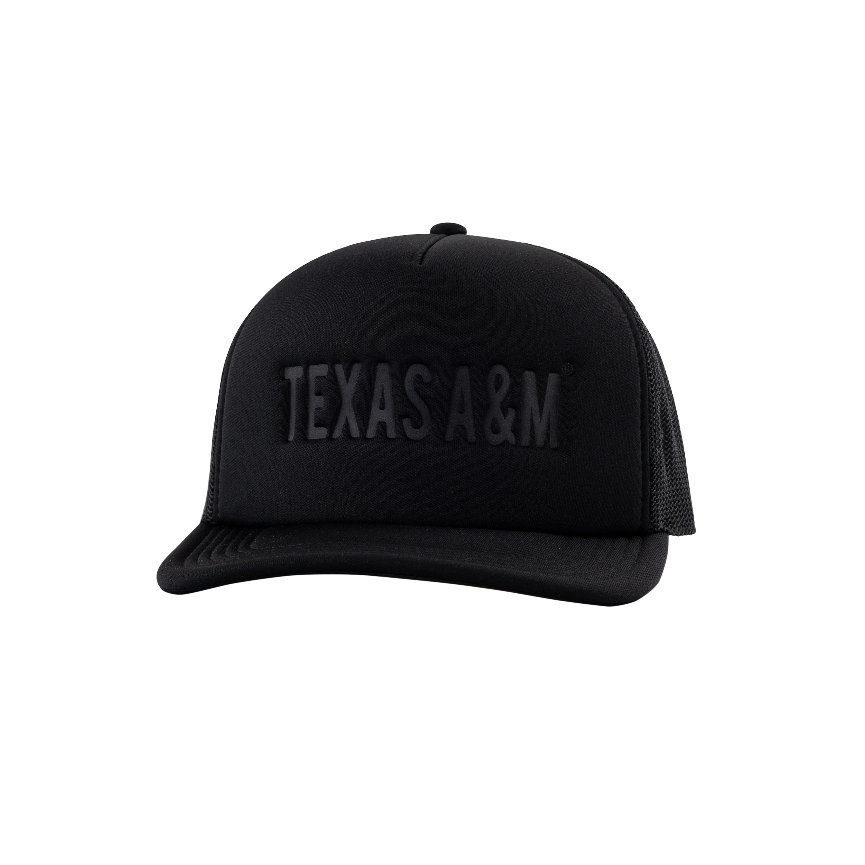 Texas A&M Embossed Black on Black Hat - Image 35