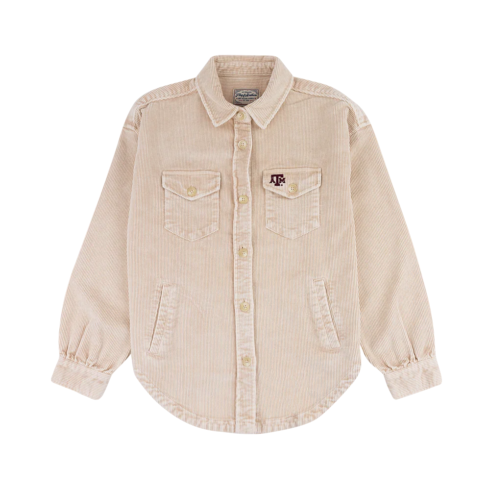 Texas A&M Flag & Anthem Cayce Double Pocket Corduroy Shirt Jacket