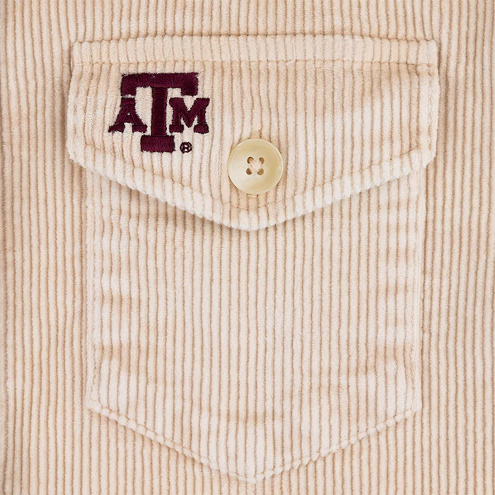 Texas A&M Flag & Anthem Cayce Double Pocket Corduroy Shirt Jacket - Image 4