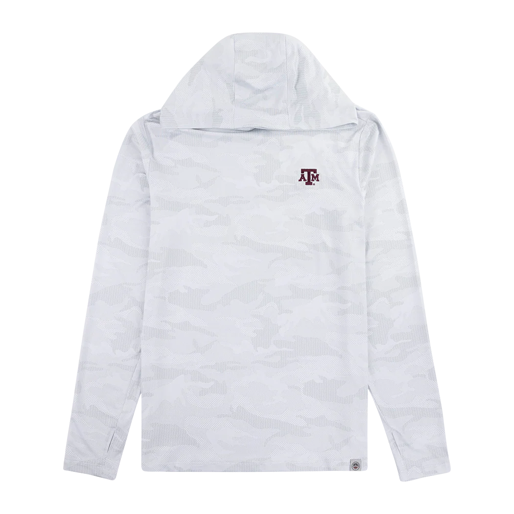 Texas A&M Flag & Anthem Long Sleeve Hoodie - Camo