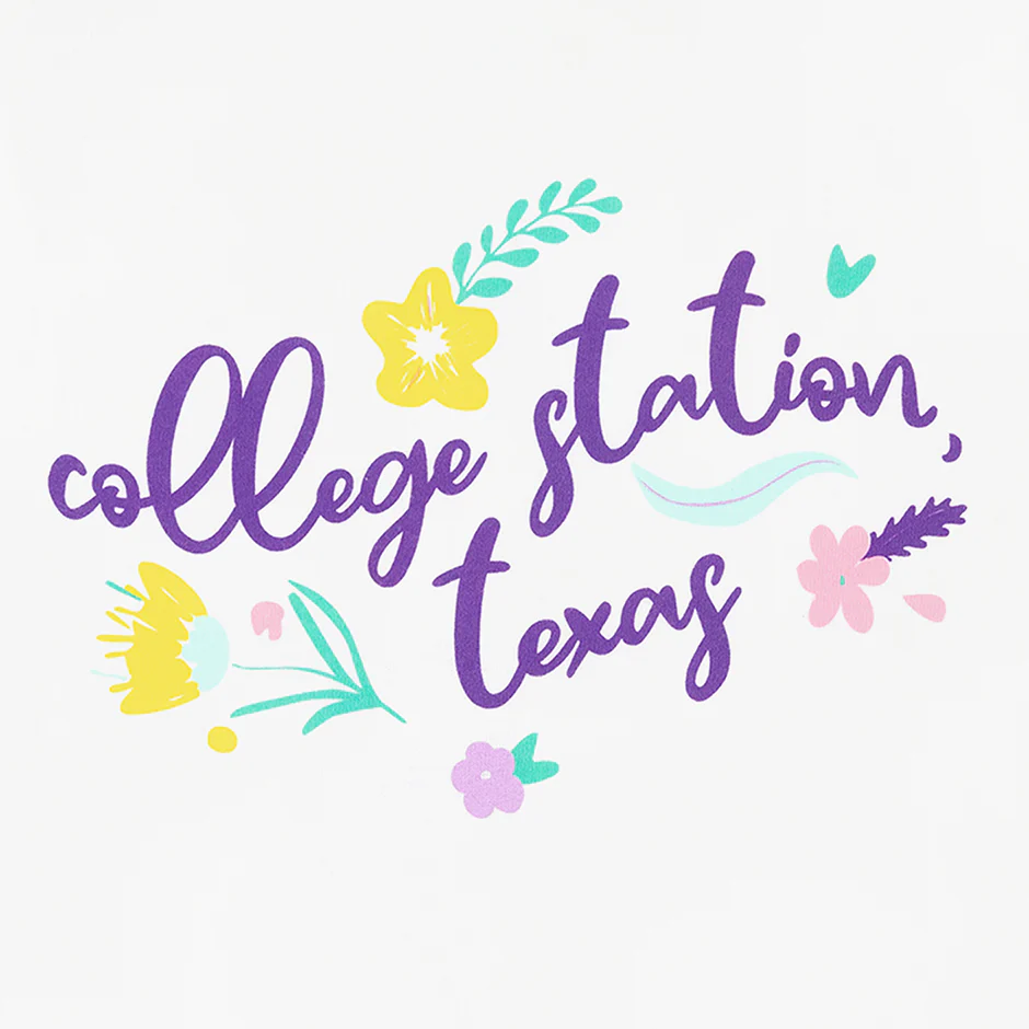 Texas A&M Floral College Station T-Shirt - Image 3