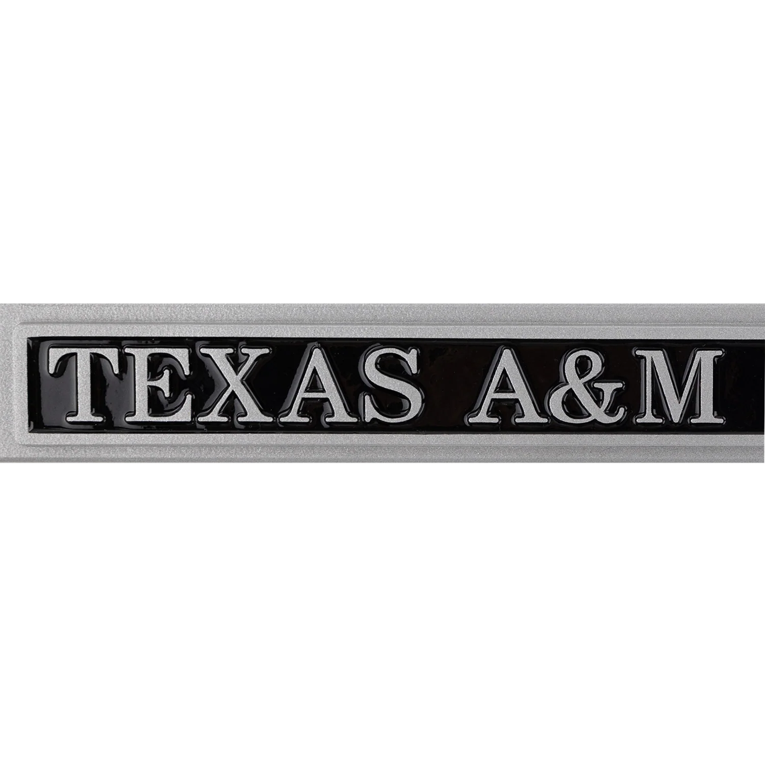 Texas A&M Former Student License Silver Plate Frame - Image 3