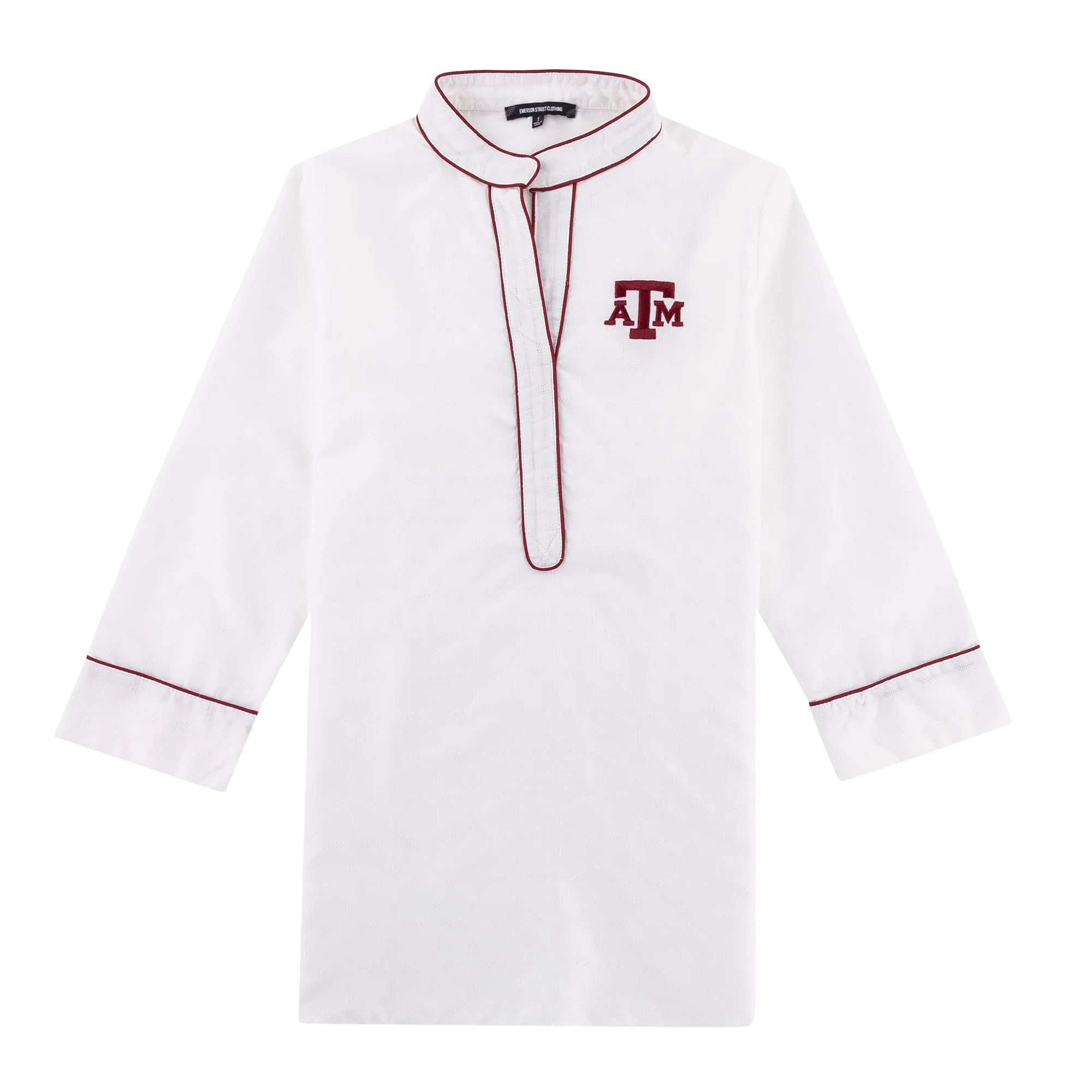 Texas A&M Emerson Street Galway V Neck Blouse