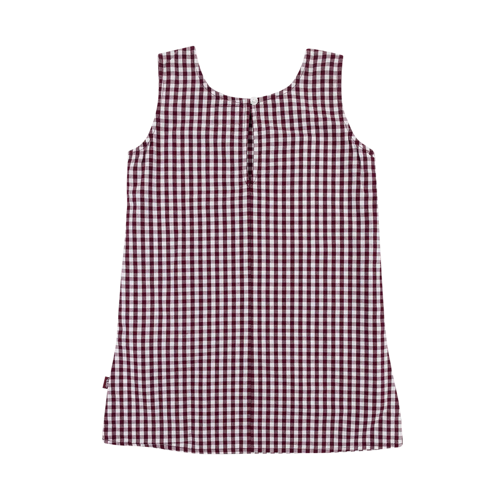 Texas A&M Garb Gingham Shift Dress - Maroon - Image 2