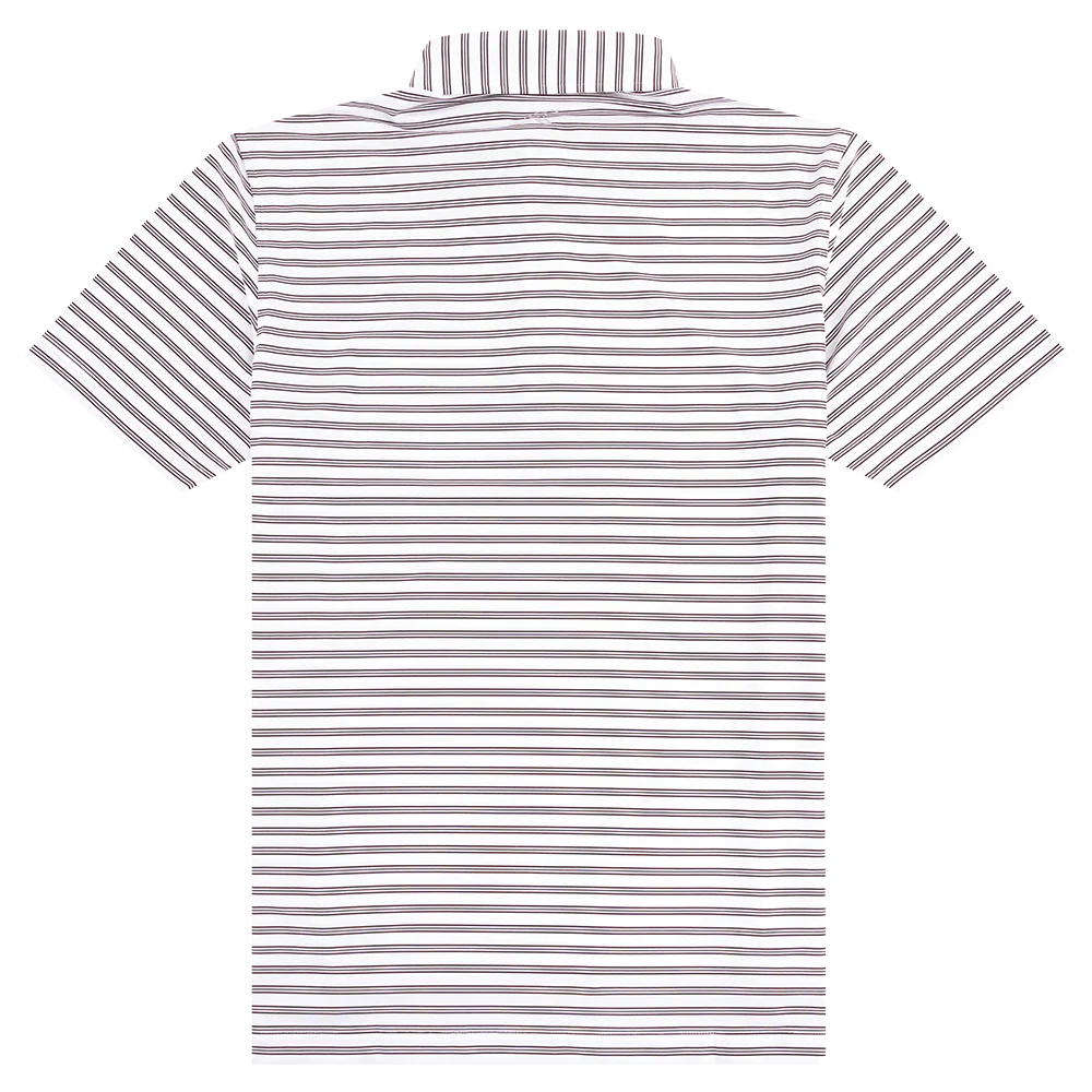 Texas A&M GenTeal Rush Striped Polo - Maroon - Image 2
