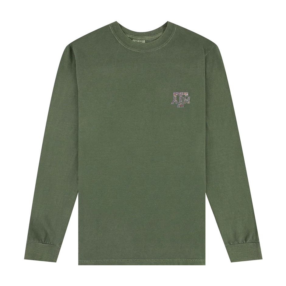 Texas A&M Gildan Hunting Camo LS T-Shirt - Green - Image 2