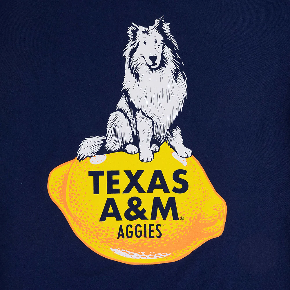 Texas A&M Comfort Colors Lemon Noon Reveille T-Shirt - Blue - Image 2