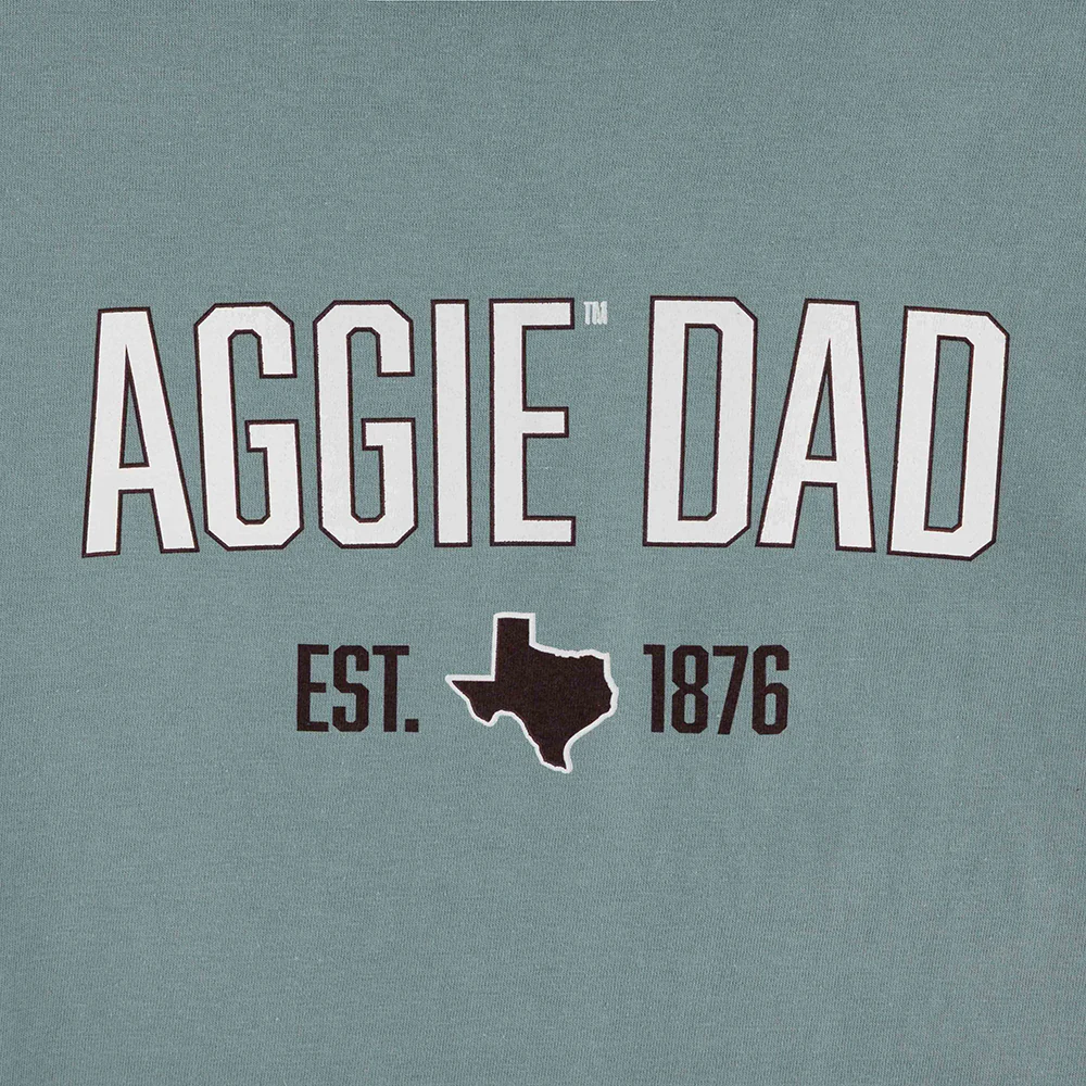 Texas A&M Hanes Aggie Dad Truck T-Shirt - Green - Image 4