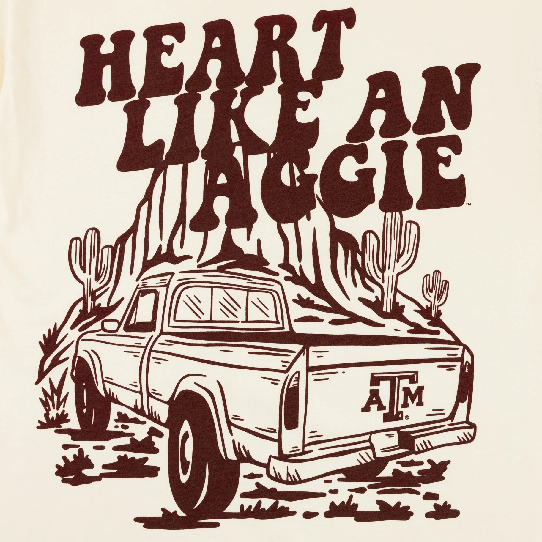 Texas A&M Heart Like an Aggie T-Shirt - Image 3