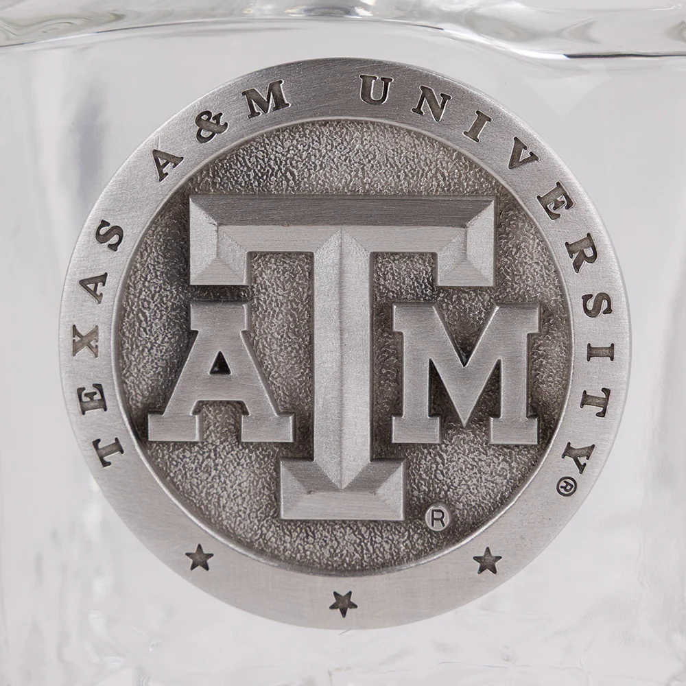 Texas A&M Heritage Square Decanter - Clear - Image 4