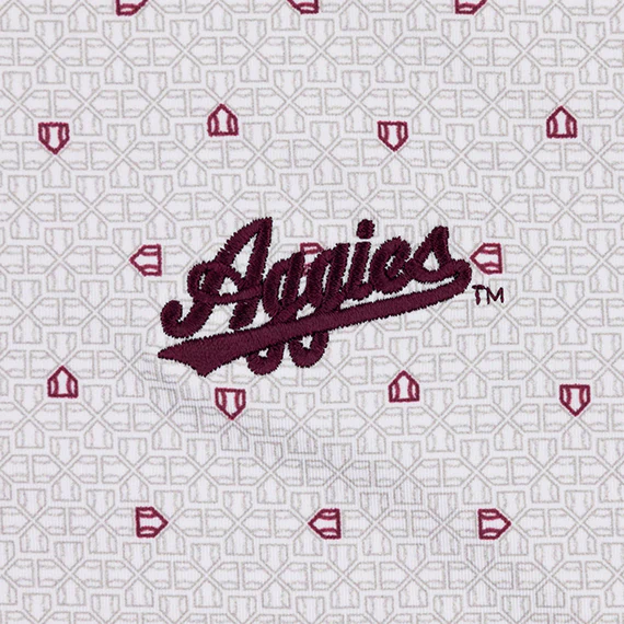 Texas A&M Horn Legend Aggies Baseball Diamond Script Polo - Image 4