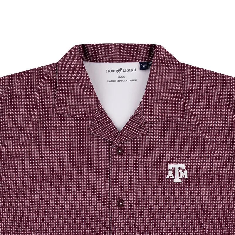 Texas A&M Horn Legend Checker Button Down - Image 2