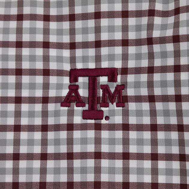 Texas A&M Horn Legend Plaid Button Down - Image 3