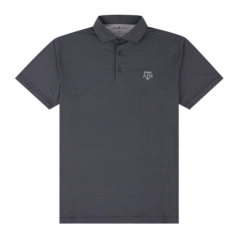 Texas A&M Horn Legend Shepherd Pattern Polo