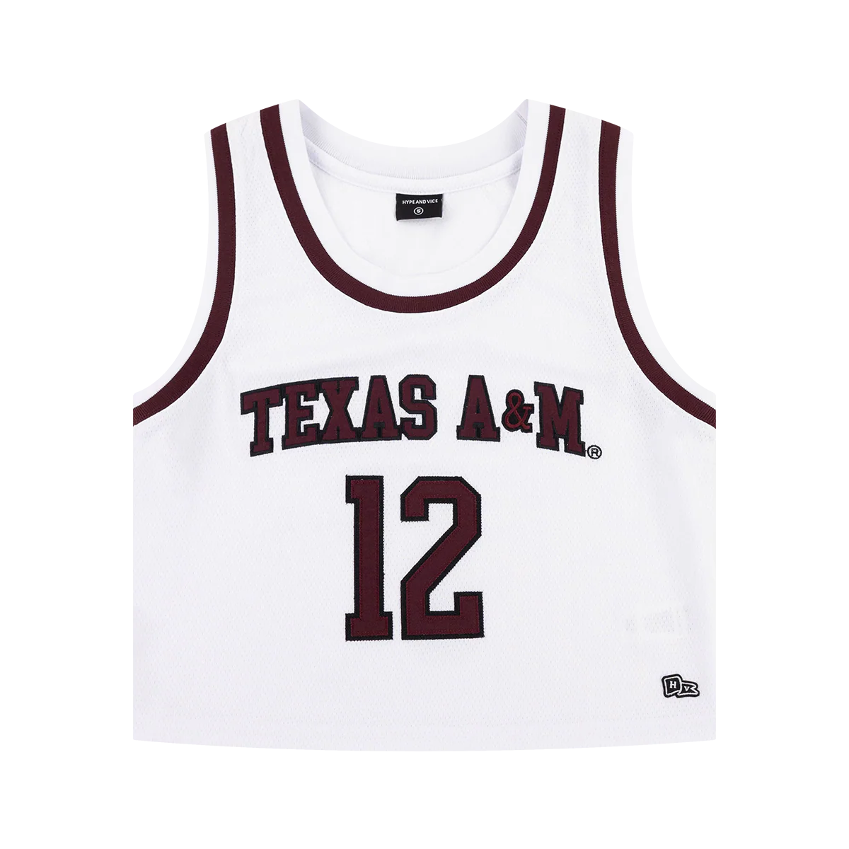 Texas A&M Hype & Vice Cropped Basketball Jersey