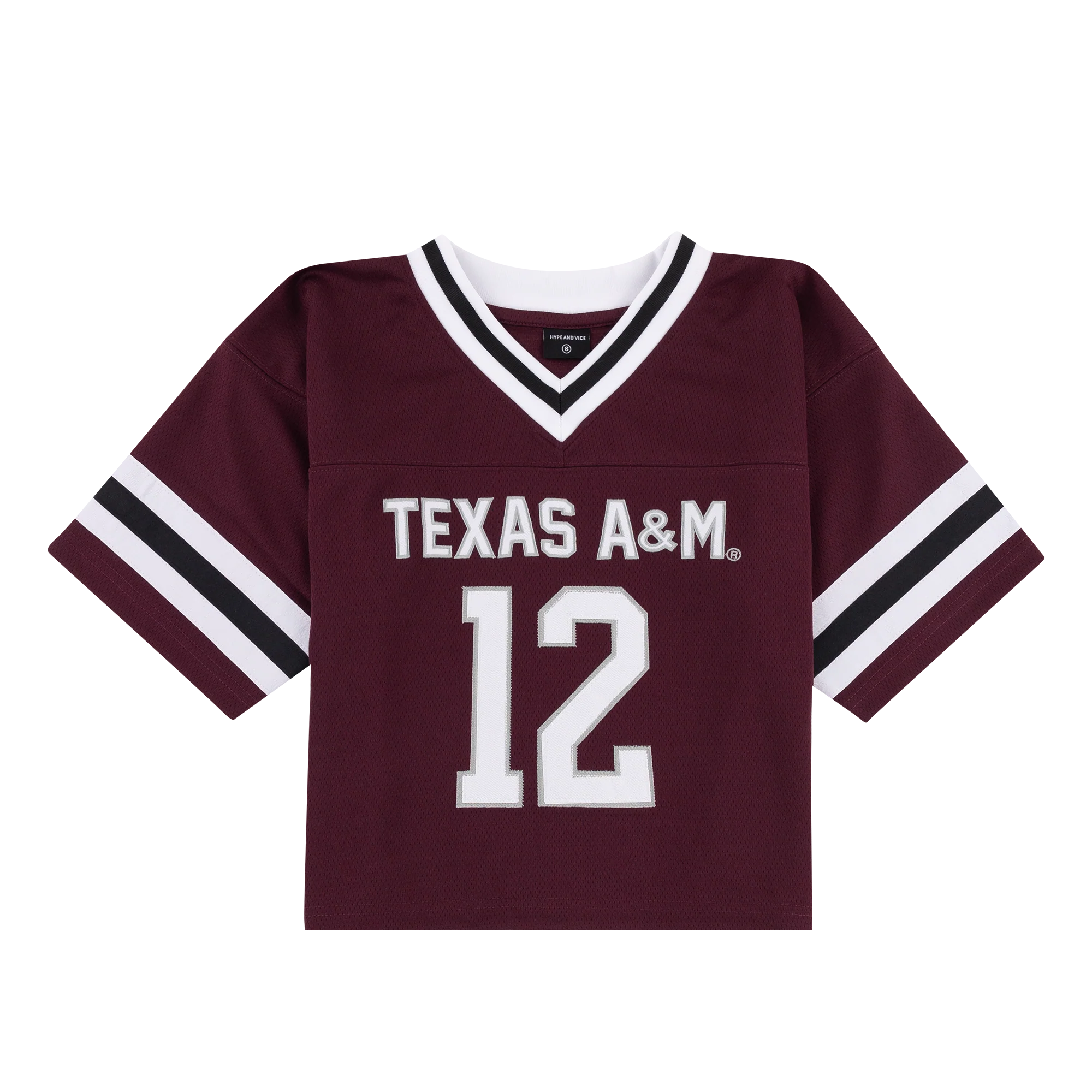 Texas A&M Hype & Vice Cropped Football Jersey