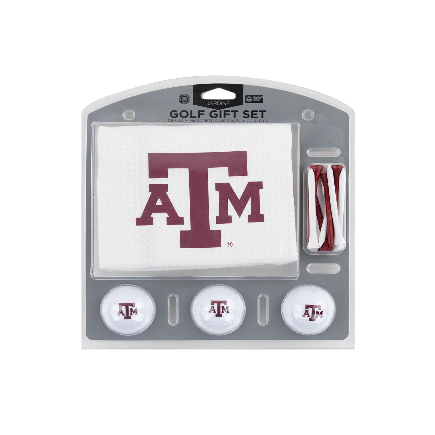 Texas A&M Imprinted Towel Golf Gift Set