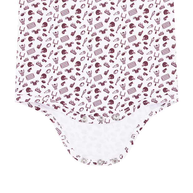 Texas A&M Infant All Over FB Onesie - Image 5