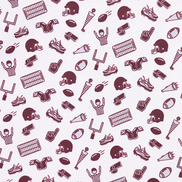 Texas A&M Infant All Over FB Onesie - Image 6
