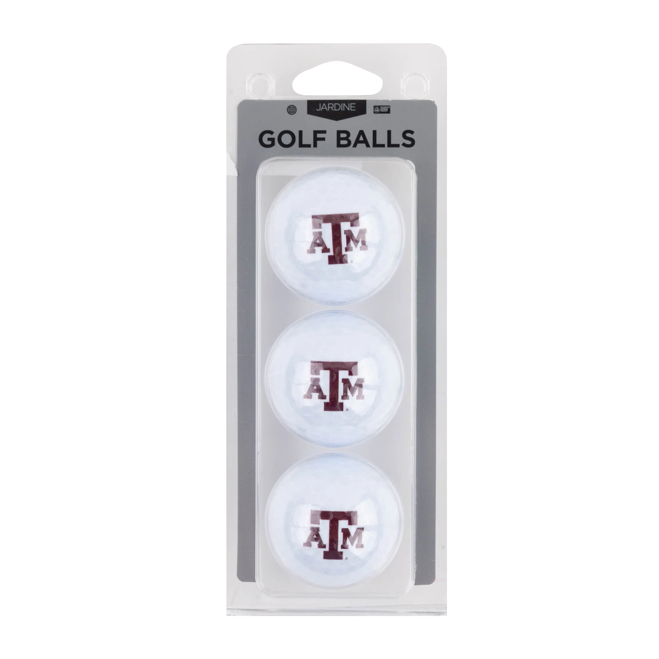 Texas A&M Jardine Golf Balls 3-Pack - White - Image 3