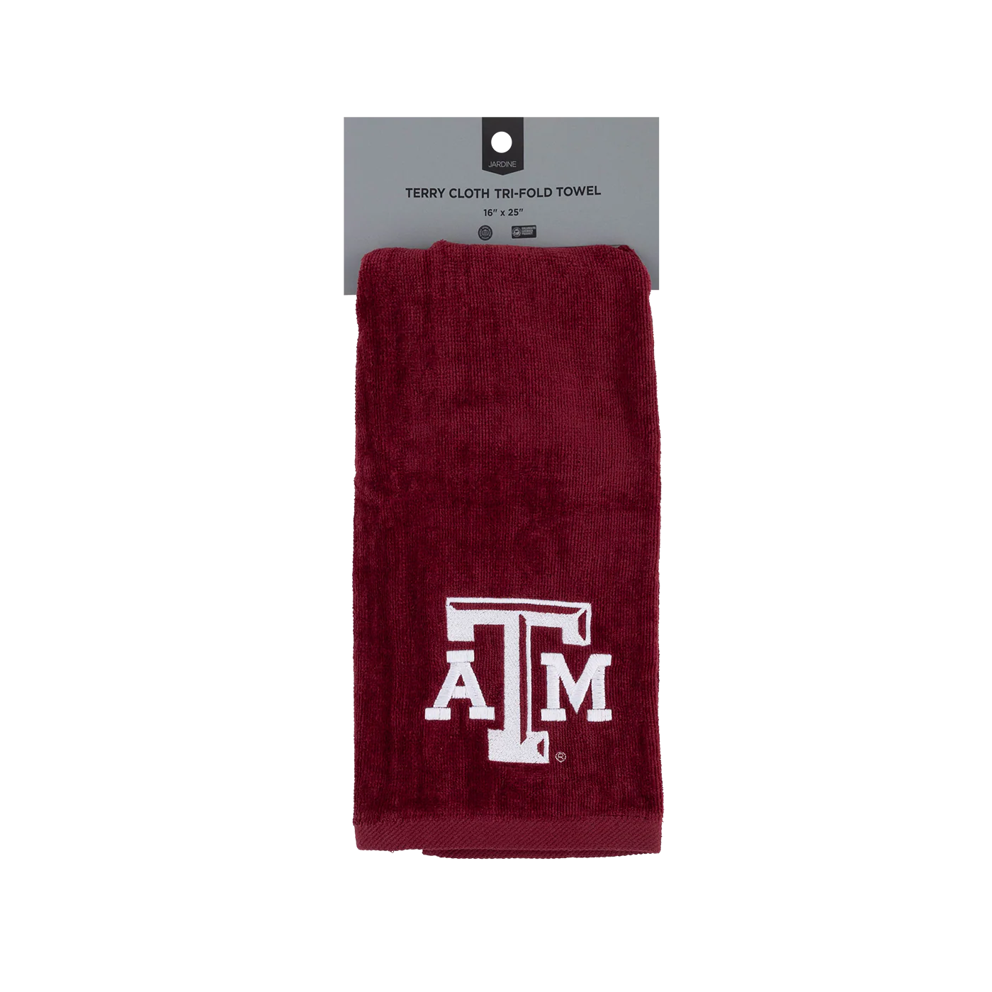 Texas A&M Jardine Tri-Fold Golf Towel - Maroon