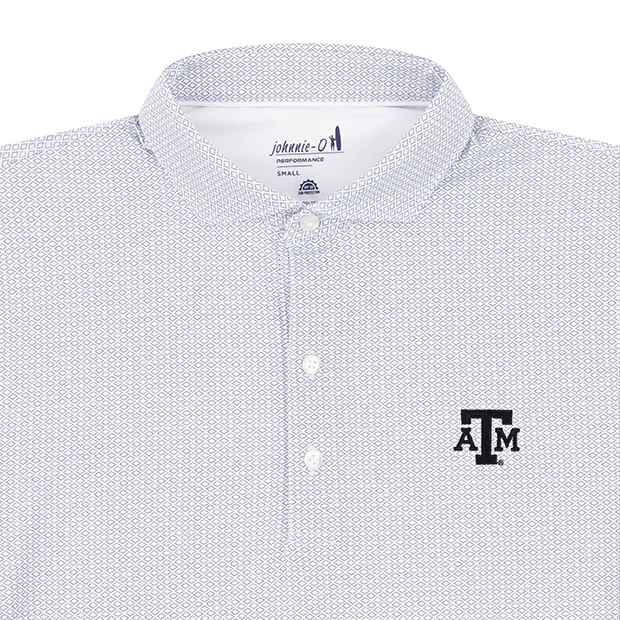 Texas A&M Johnnie-O Black Slade Pattern Polo - Image 2