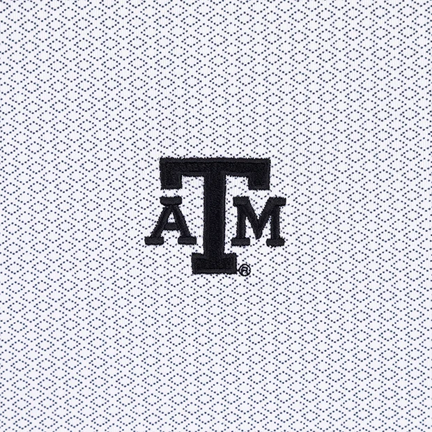 Texas A&M Johnnie-O Black Slade Pattern Polo - Image 3