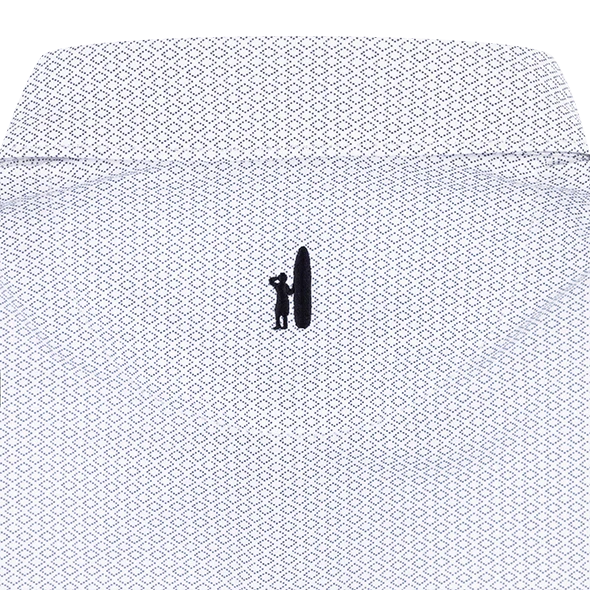 Texas A&M Johnnie-O Black Slade Pattern Polo - Image 5