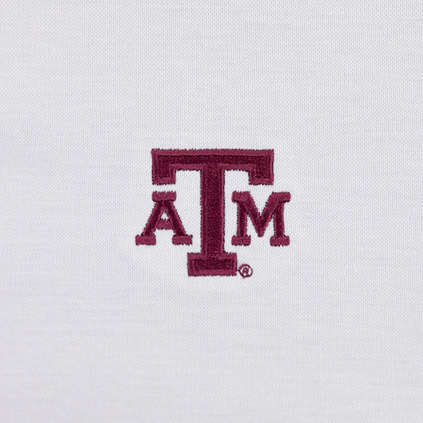 Texas A&M Johnnie-O Elba Pique Knit Polo - Gray - Image 4