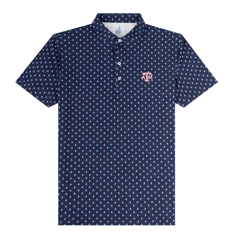 Texas A&M Johnnie-O For the Birdies Golfing Polo