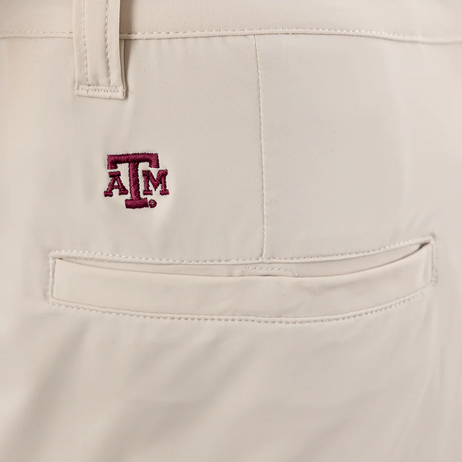 Texas A&M Johnnie-O Fusionn Performance Knit Shorts - Image 5