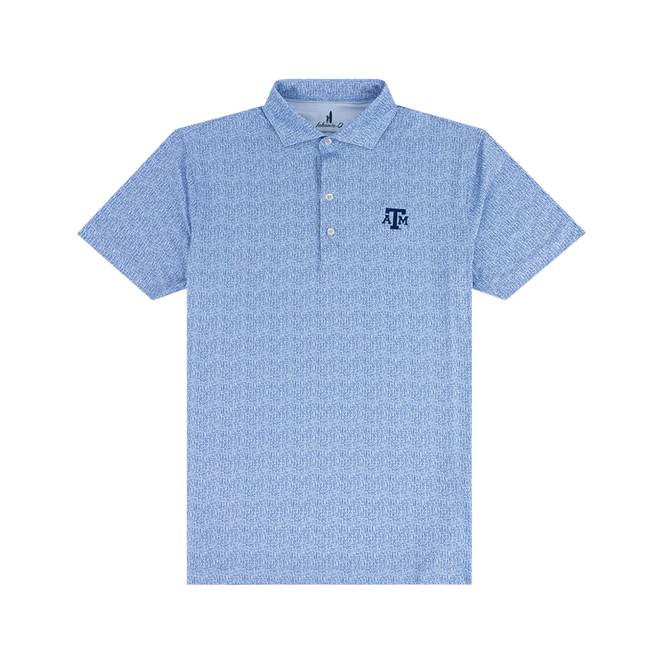 Texas A&M Johnnie-O Kona Polo - Blue