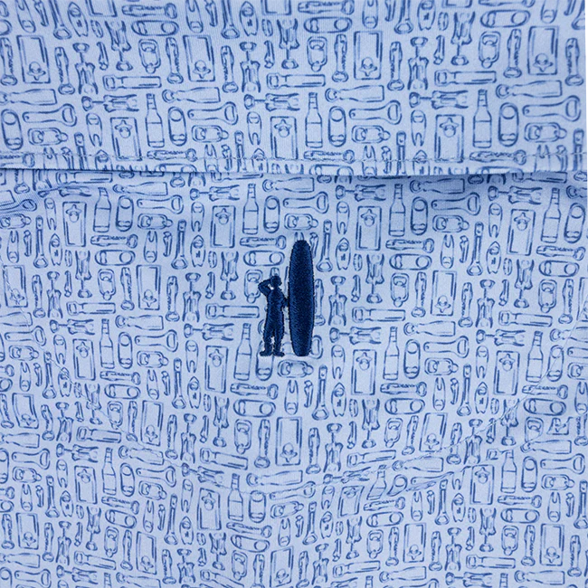 Texas A&M Johnnie-O Kona Polo - Blue - Image 6