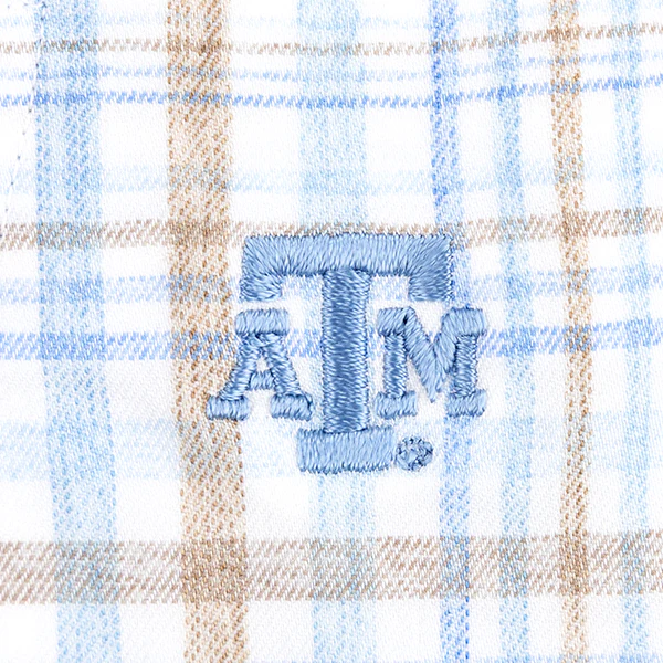 Texas A&M Johnnie-O Macks Short Sleeve Button Down - Image 3