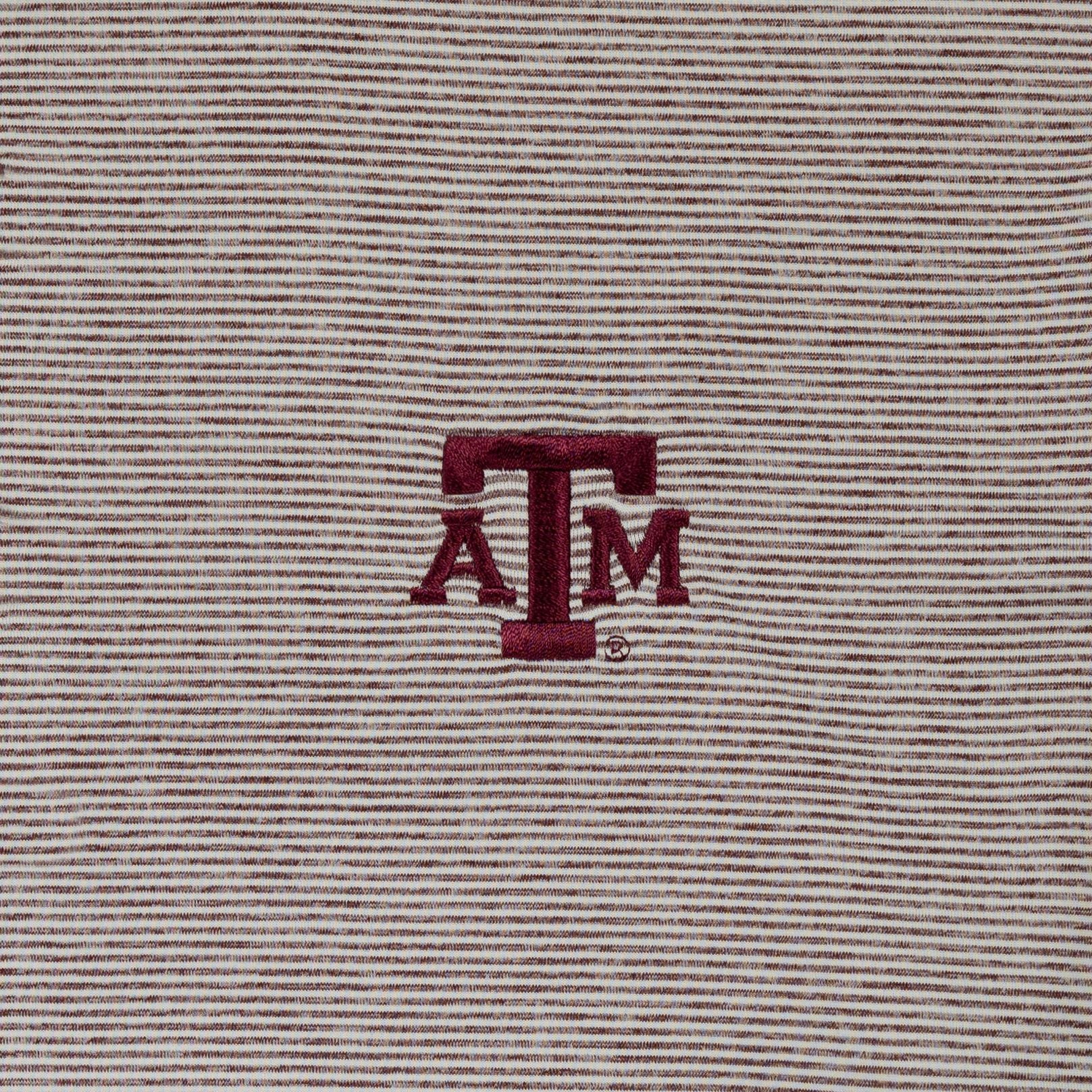 Texas A&M Johnnie-O Maroon Lyndon Performance Polo - Image 4