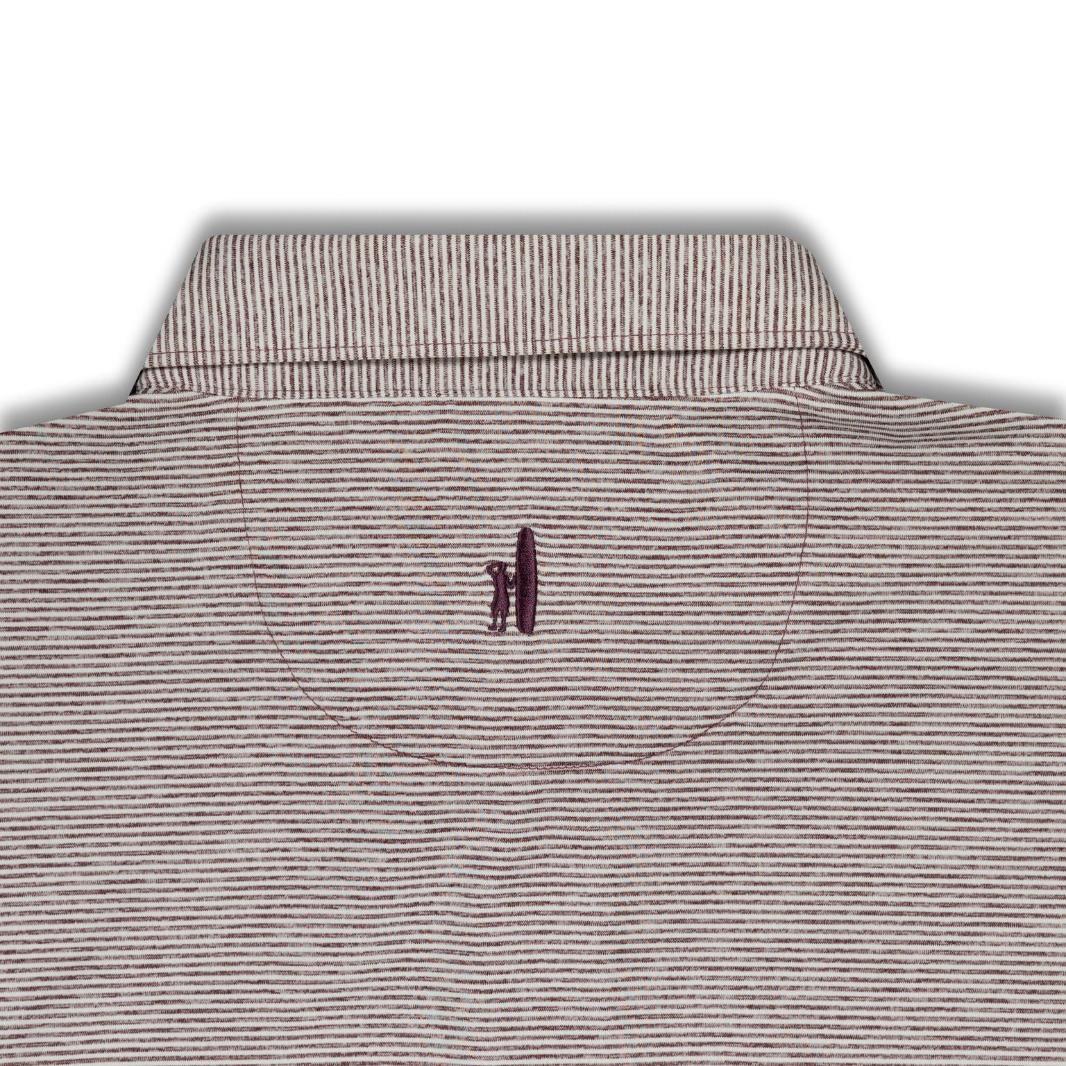 Texas A&M Johnnie-O Maroon Lyndon Performance Polo - Image 5