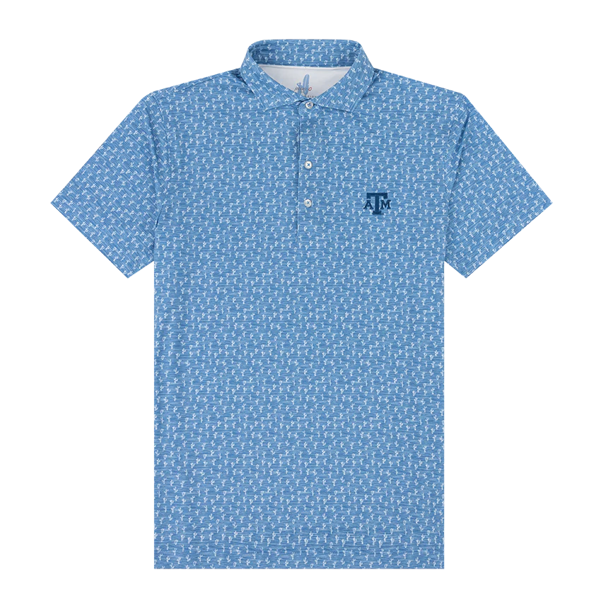 Texas A&M Johnnie-O Mojave Performance Jersey Polo