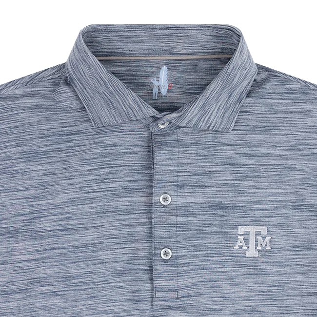 Texas A&M Johnnie-O Navy Huron Polo - Image 2