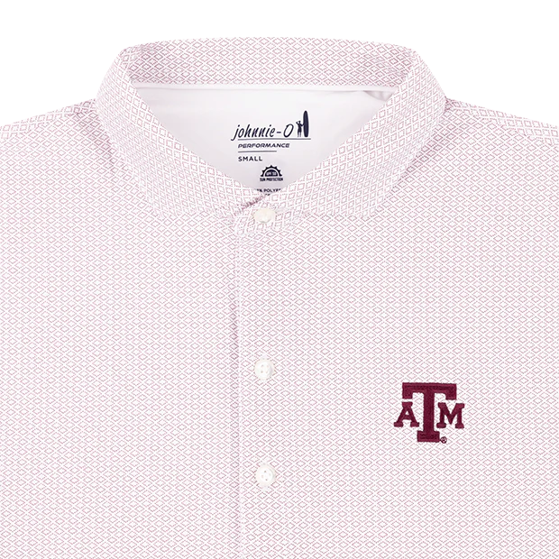 Texas A&M Johnnie-O Slade Pattern Polo - Image 2