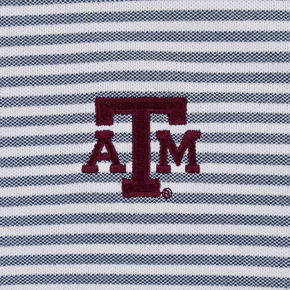 Texas A&M Johnnie-O Stetsons 4 Button Polo - Navy - Image 4