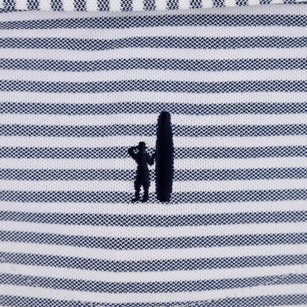 Texas A&M Johnnie-O Stetsons 4 Button Polo - Navy - Image 5