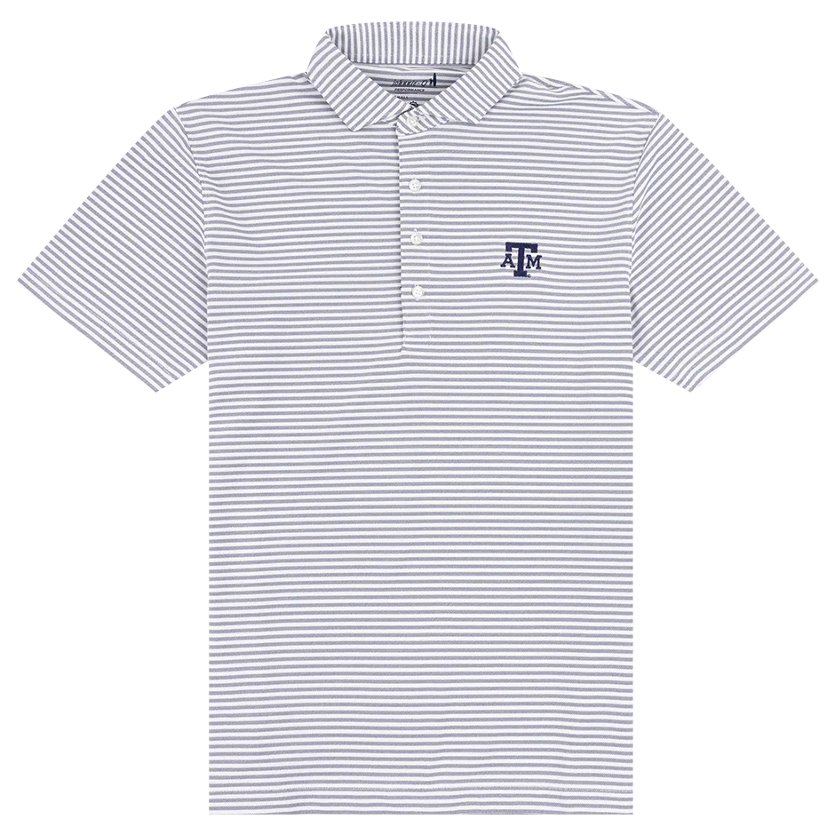 Texas A&M Johnnie-O Stetsons Buttoned Polo