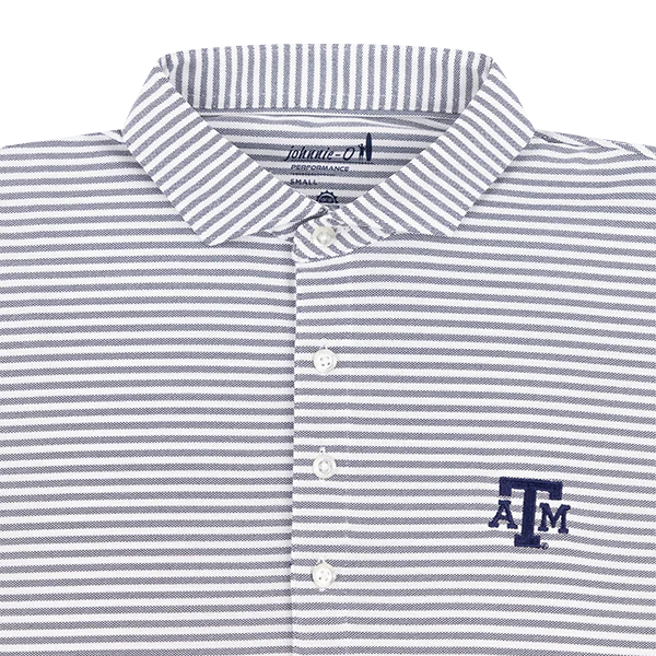 Texas A&M Johnnie-O Stetsons Buttoned Polo - Image 2