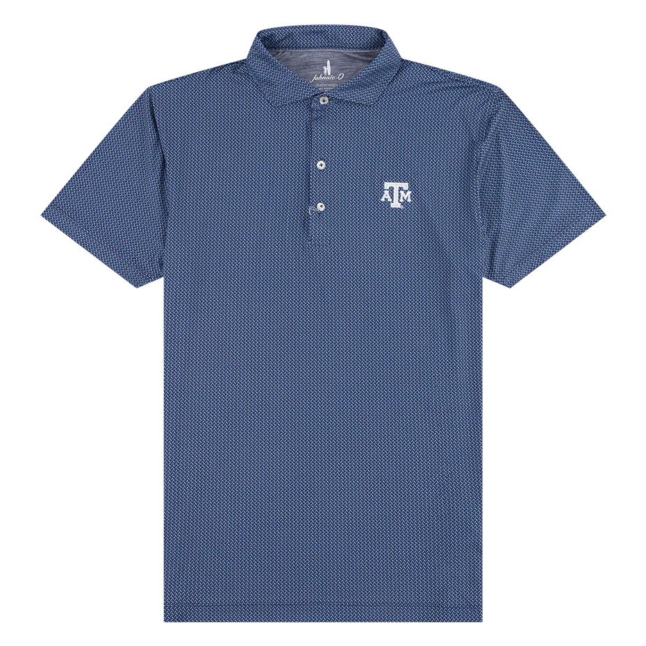 Texas A&M Johnnie-O Tee Party Polo - Navy