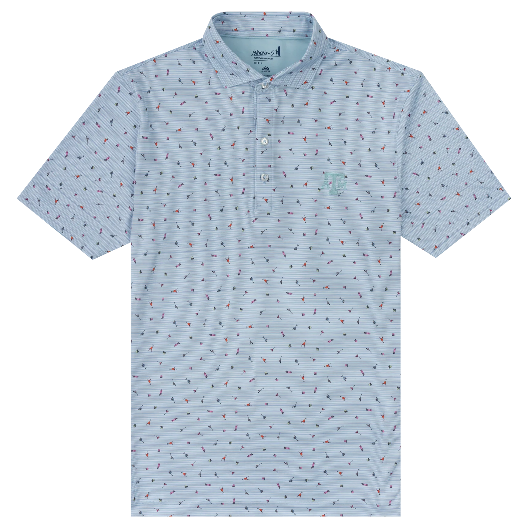 Texas A&M Johnnie-O Waldorf Performance Polo