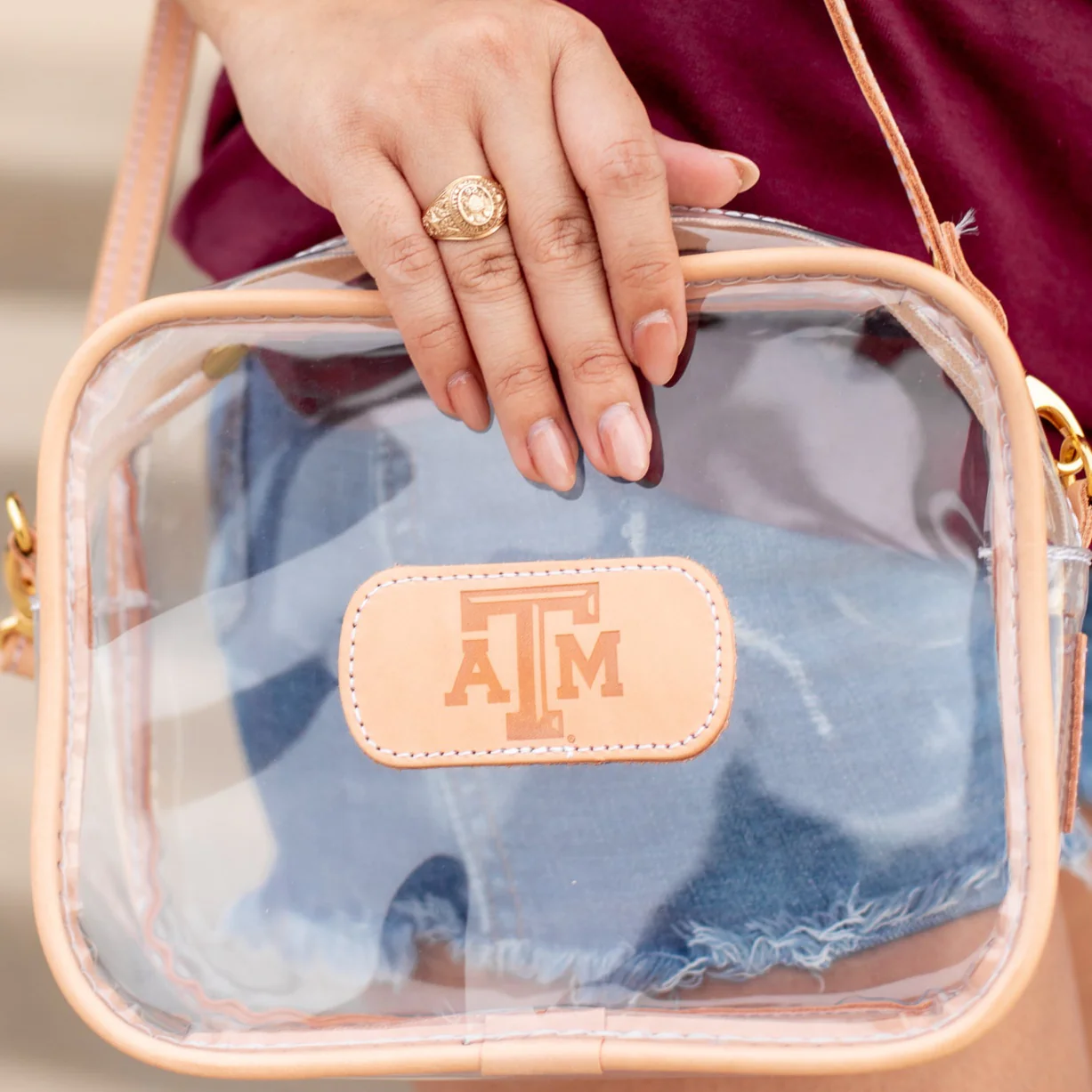 Texas A&M Jon Hart Embroidered Clear Lola - Image 2