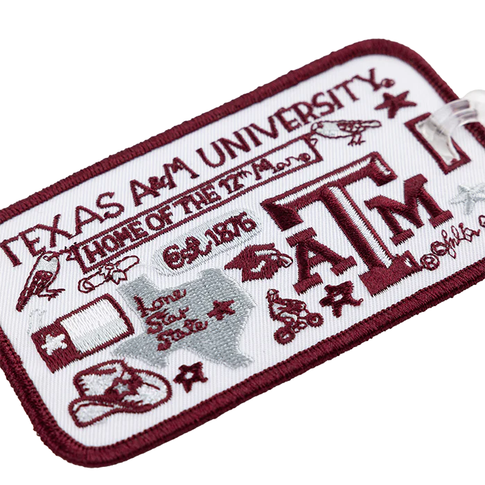 Texas A&M Julia Gash Patch Luggage Tag - Image 2