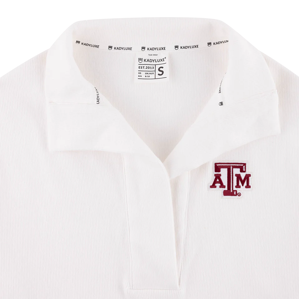 Texas A&M KADYLUXE Corduroy Collar Top and Skirt Set - Image 3